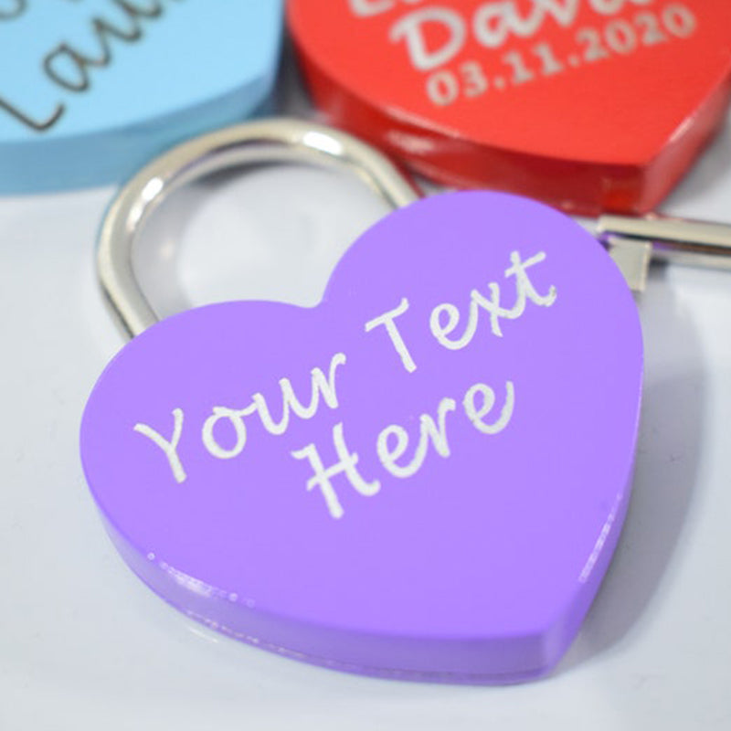 Boyfriend Gift Love Lock Engraved Fathers mothers day Padlock wedding engagement anniversary bridge gift  Personalised Key included Eternal