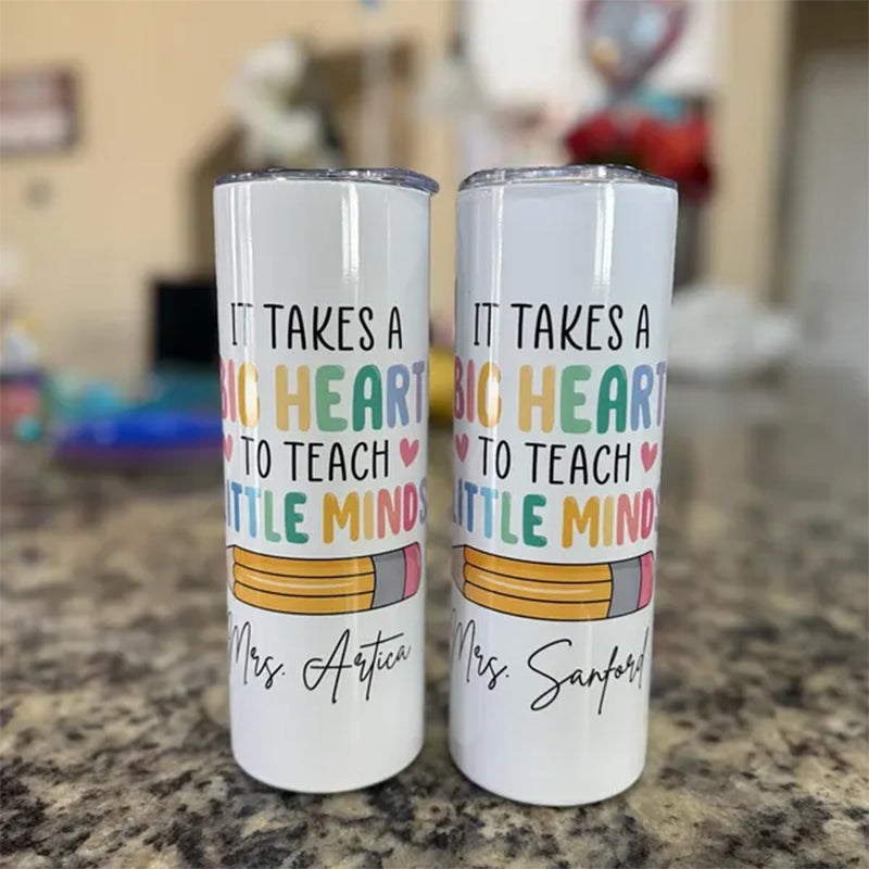 Custom Teacher Tumbler, Personalized 40oz Teacher Tumbler