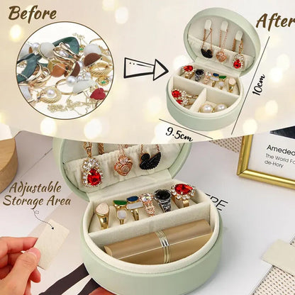 Personalized Birth Flower Jewelry Box: Custom Name Travel Keepsake