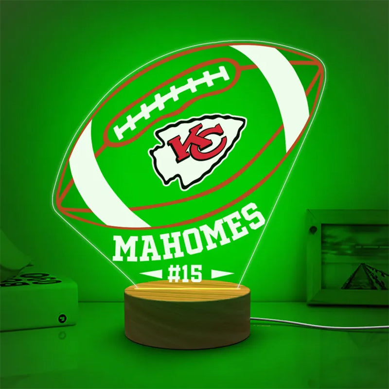 Football Custom Night Light,  Football Decor Led Lights