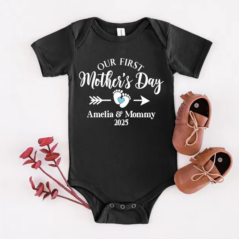 Personalised Matching Our First Mothers Day Shirt, 1st Mother Day Tee