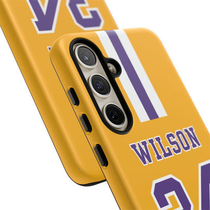 Custom Team Jersey Phone Case, Personalized Athletic Jersey Number