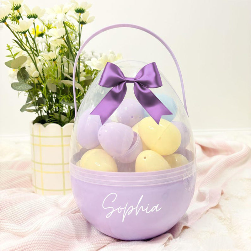 Personalised Giant Fillable Easter Egg - 30 Smaller Eggs Included
