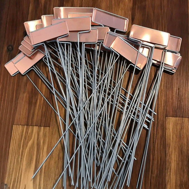 20, 40, 80 Packs of Copper Garden Markers + Labels + Oil Based Marker