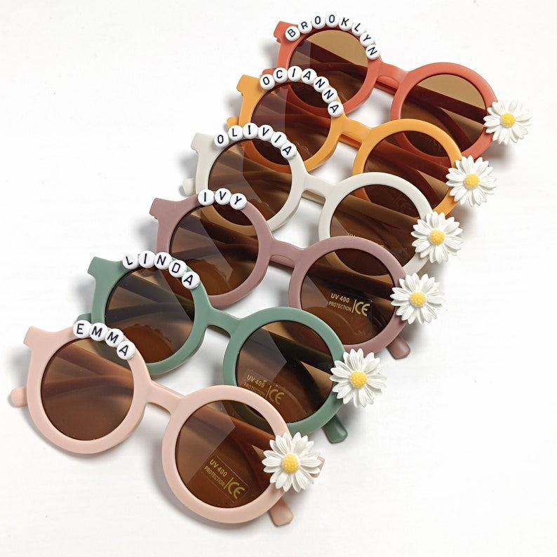 Personalized Name Sunglasses for Girls-Cute Kids Sunglasses