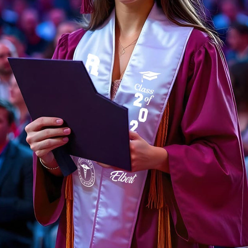 Customized Graduation Stole – Custom Grad Stole, Class of 2026