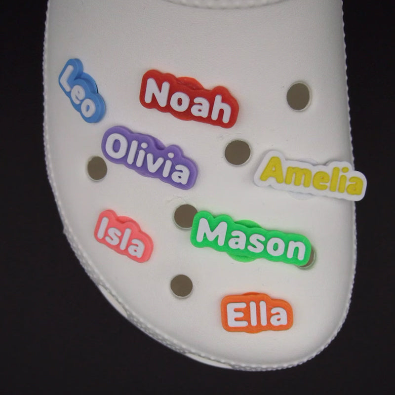 Custom Clog Charms Shoe Charms Name