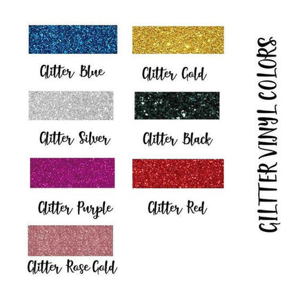 Personalised Glitter Cake Topper