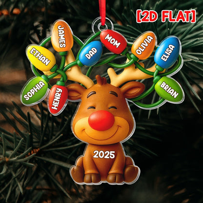 Personalized Custom Name/Text Acrylic Ornament