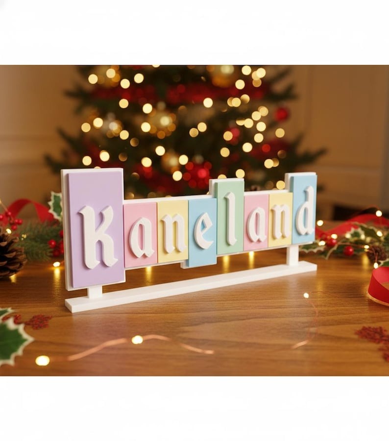 Personalized Desk Name Plate, Desk Name Disney Sign