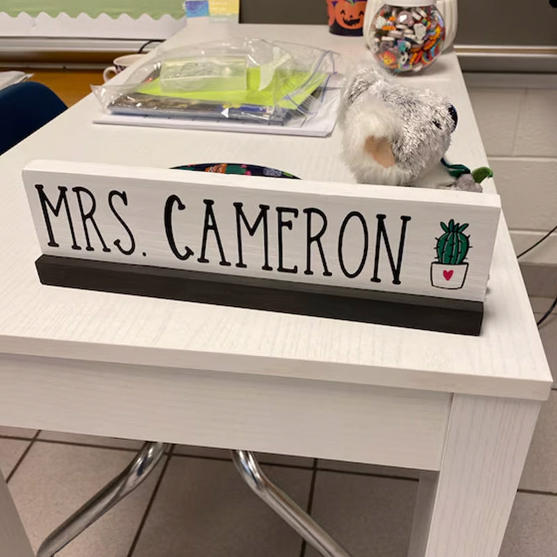 Personalized Teacher Name Plate/Name Plaque
