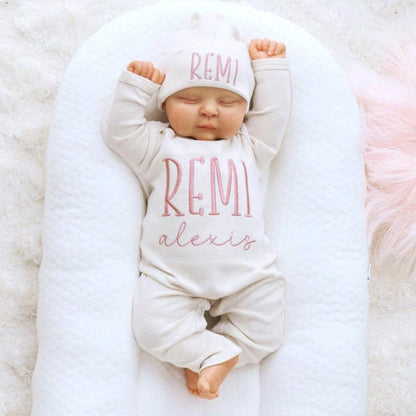 Baby Coming Home Outfit, Personalized Baby Gift, Custom Baby Apparel