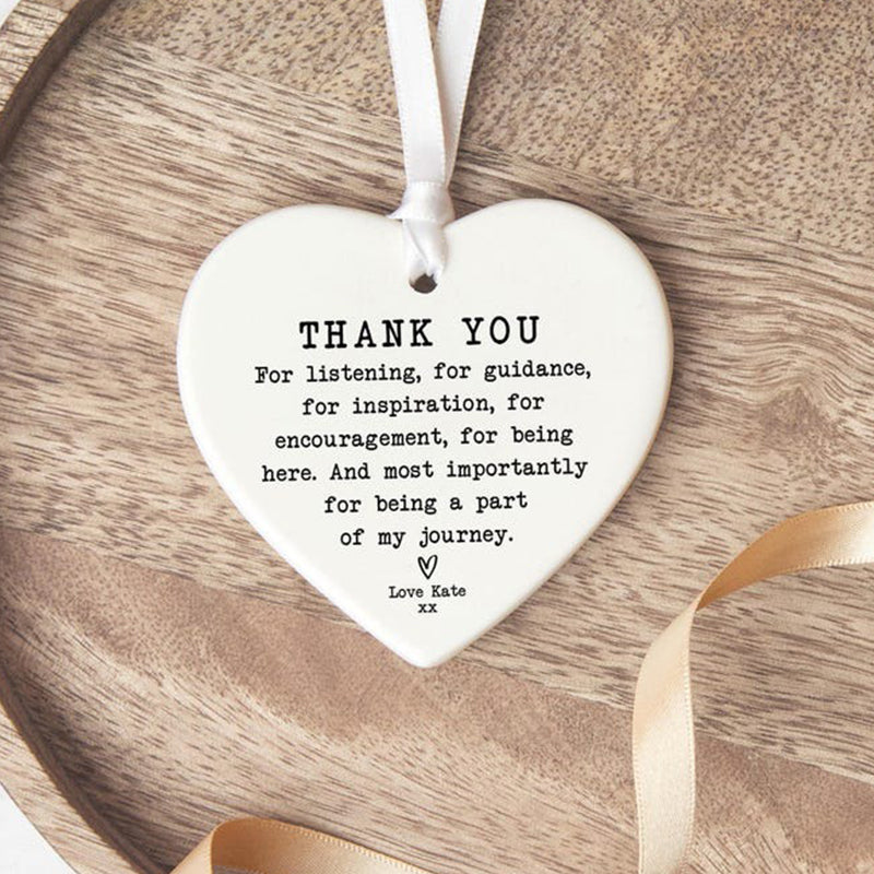 Thank You Keepsake  | Personalised Thank You Gift