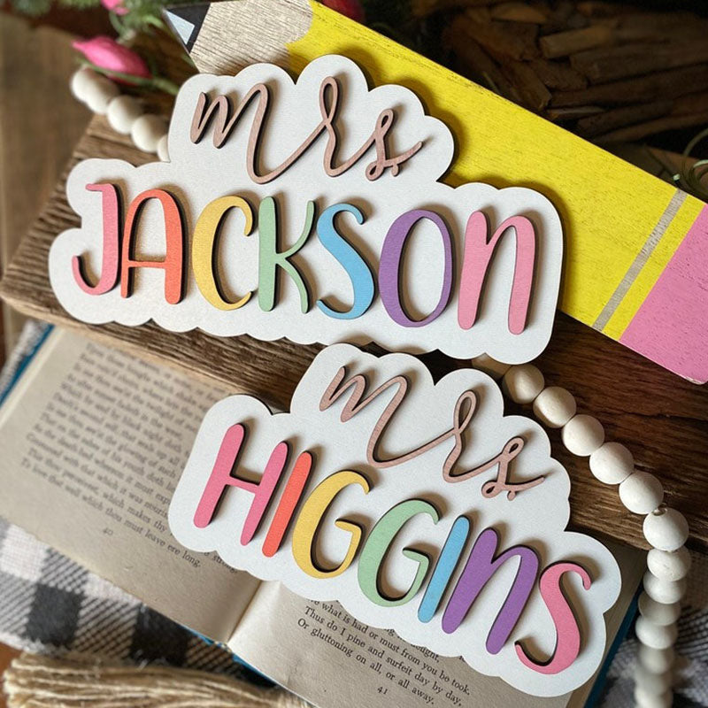 Teacher Door Hanger, Teacher Door Sign
