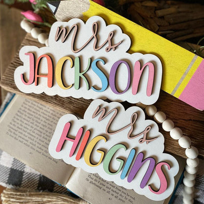 Teacher Door Hanger, Teacher Door Sign