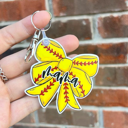 Softball Keychain - Softball - Ballpark - Softball accessories - Sports