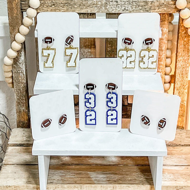 School Spirit Earrings, Sports Fan Earrings