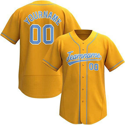 Personalized Team Name And Number Baseball Jersey, Custom Baseball