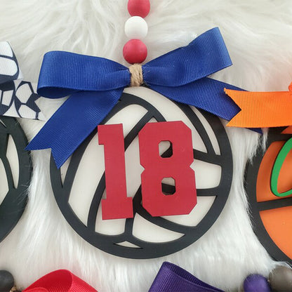 Sports Keychain Bag Charm