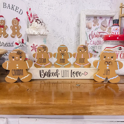 Personalized Gingerbread Block - Gingerbread Blocks