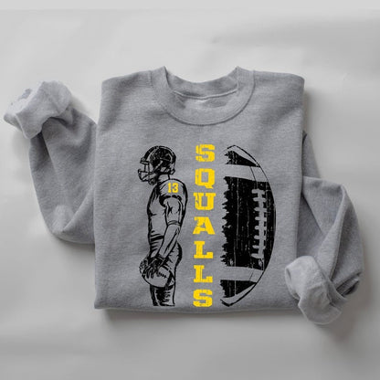 Personalized Football Sweatshirt