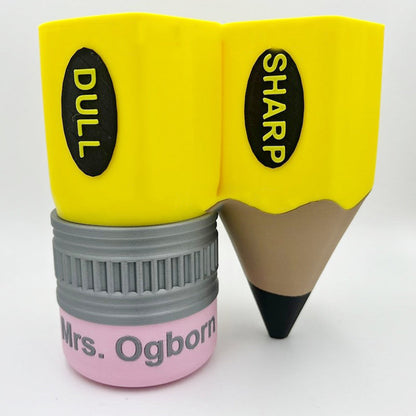 Pencil holder for primary school teachers desk sharp dull