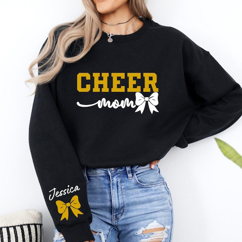 Personalized Cheer Mom Sweatshirt