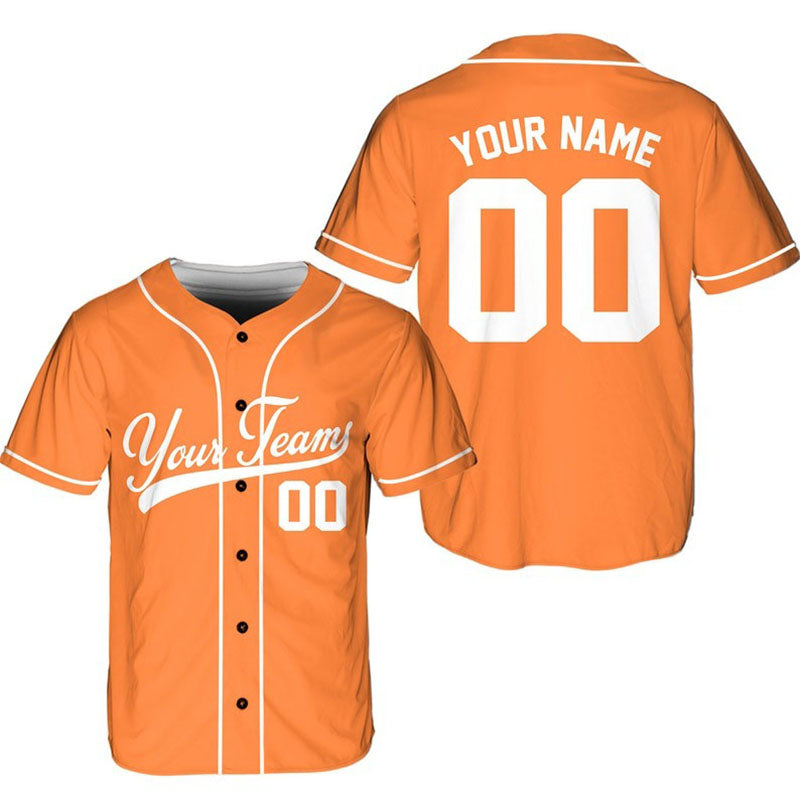 Personalized Team Name And Number Baseball Jersey, Custom Baseball