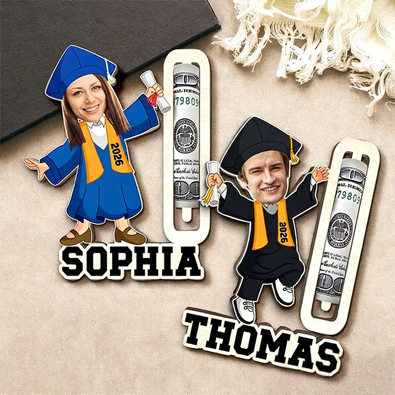 Personalized Graduation Gift, Custom Photo Graduation Money Holder