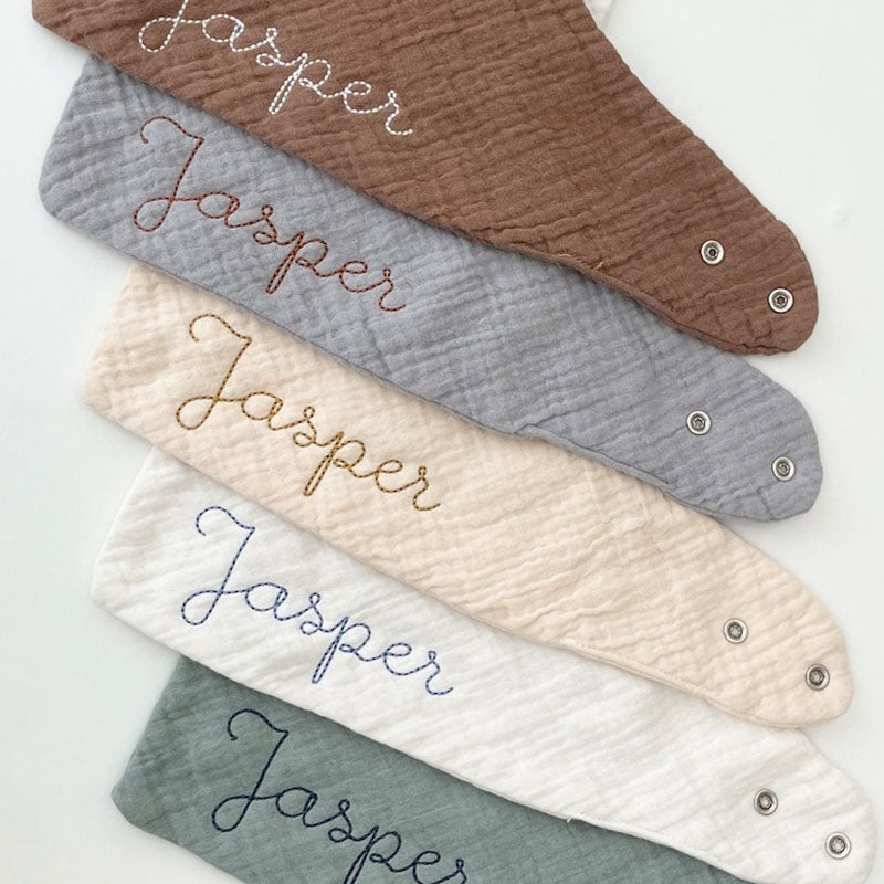 Embroidered Personalized Bib Personalized Baby Gift, Embroidered Baby Gift
