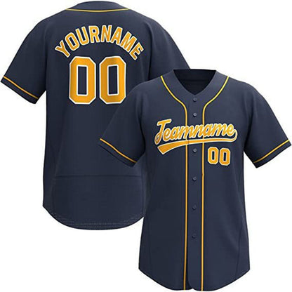 Personalized Team Name And Number Baseball Jersey, Custom Baseball