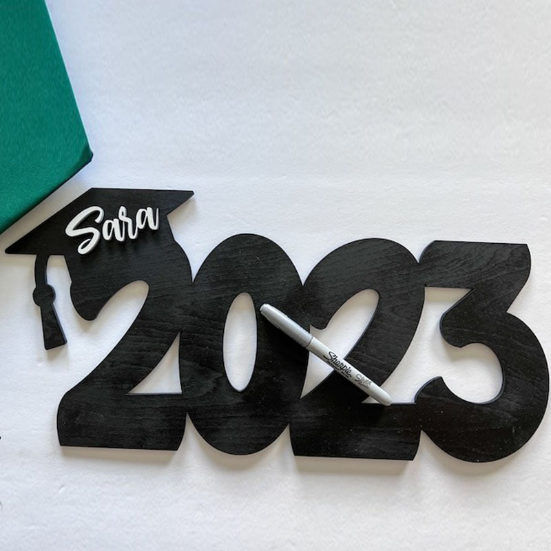 Senior Kindergarten Junior High School Photos Graduation Signature Sign Stand