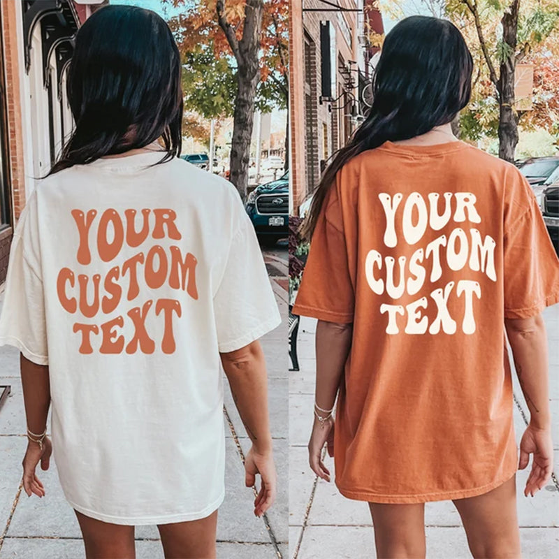Custom Comfort Colors Shirt, Personalized Text Shirt