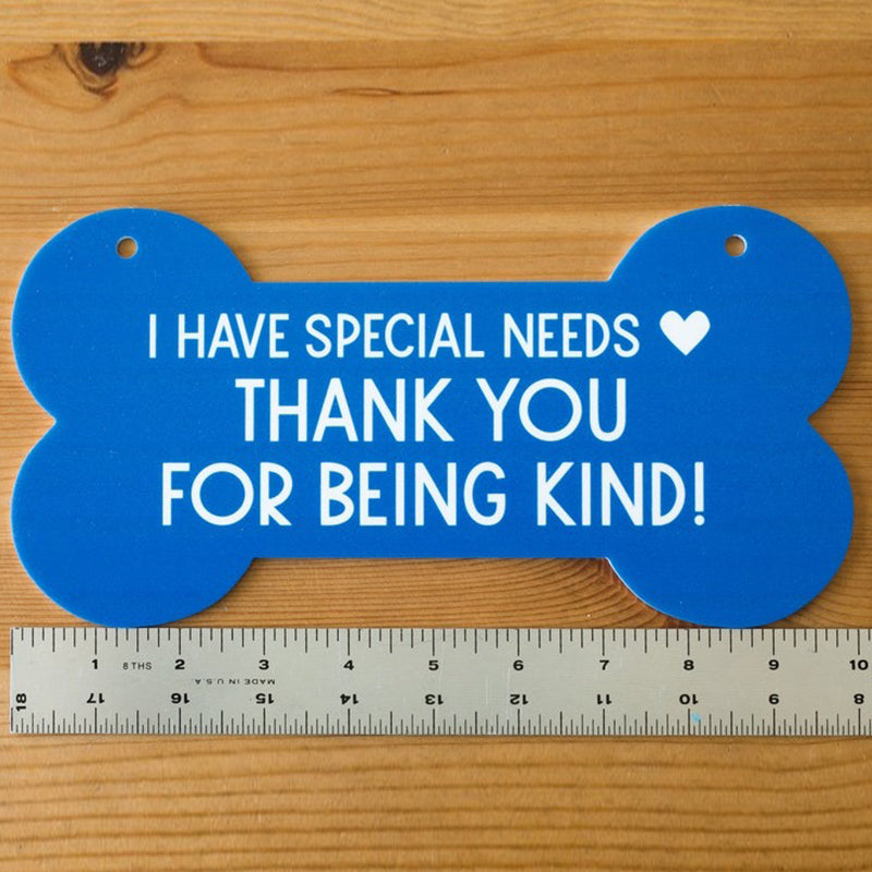 Sign for Special Needs Dogs Pet