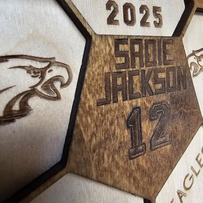 Personalized Soccer Player Plaque, Senior Night Soccer Gift