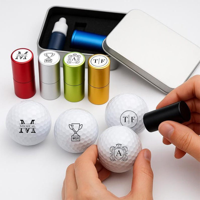 Personalized Golf Stamps Custom Golf Ball Stamp Box