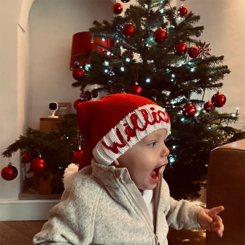 Personalised Christmas Santa Hat . Baby Toddler & Aldult Santa Hat