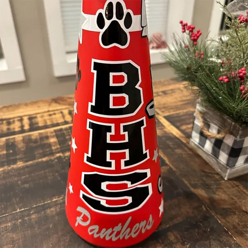 Custom order - FREE SHIPPING - custom decals for cheer megaphones