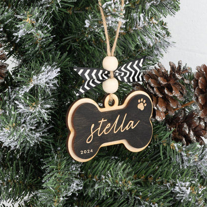 Dog's First Christmas Ornament, Dog Bone Ornament