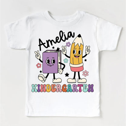 Personalized Kindergarten Shirt, Personalized Back to School Shirt Personalized First Grade Shirt