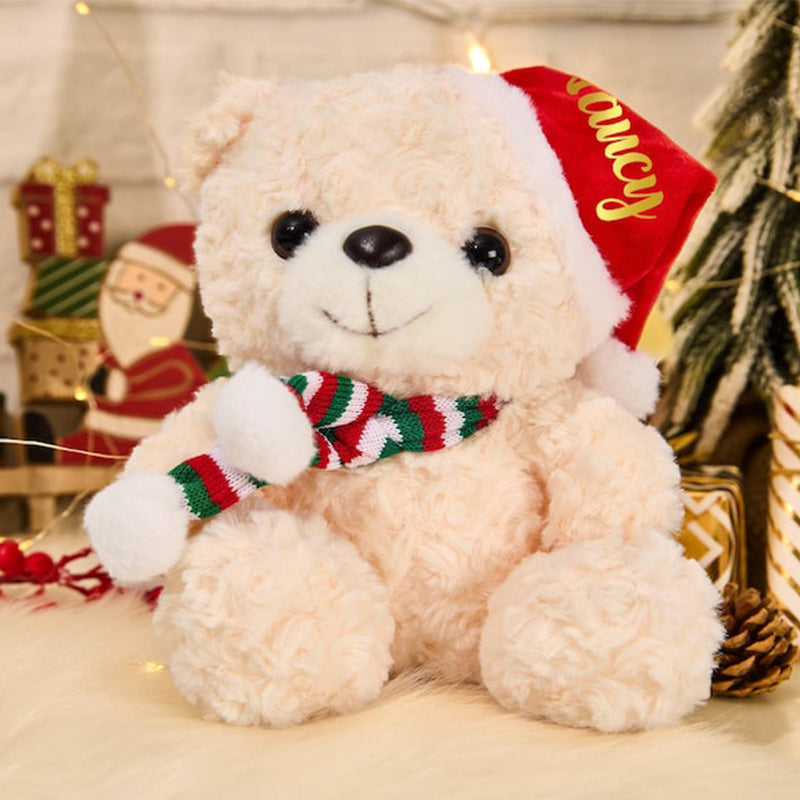 Personalised Christmas Plush Toys,Teddy Bear With Name