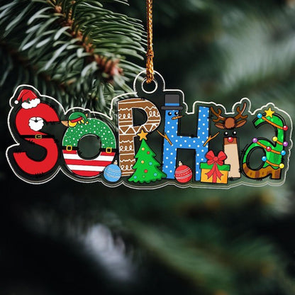 Custom Name Ornaments, Christmas Gift, New Baby Ornament