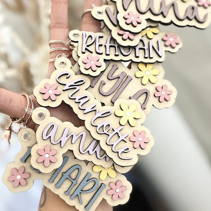 Customized Name Tags, Kids School Bags, Lunch Boxes, Backpacks, Wooden Keychains