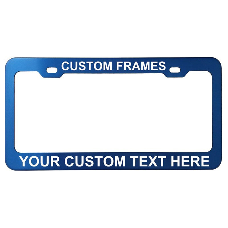 GoPlates Personalized Heavy Duty License Plate Frame | Laser Engraved