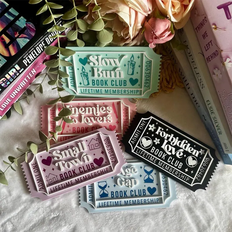 Bookish Ticket | Bookclub Ticket | Bookshelf Decor