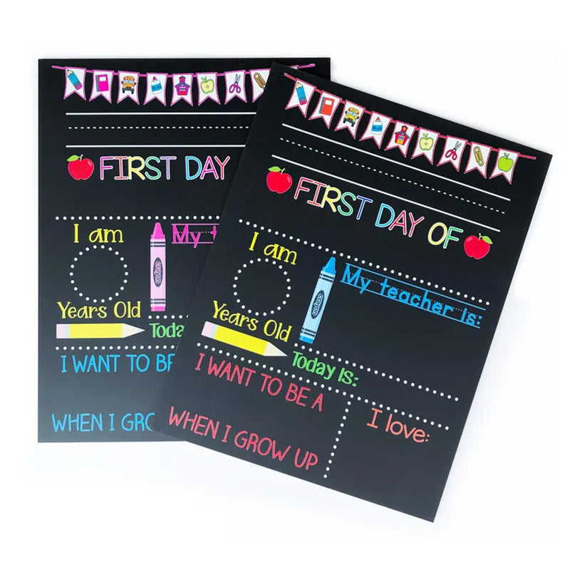 First Day of School Sign, Real Reusable First Day of School