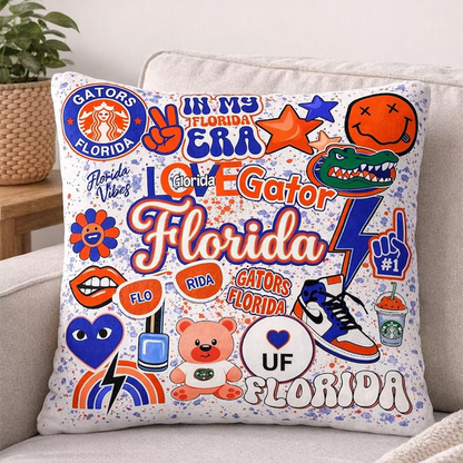 Custom College Pillows, University Pillow, College Bed Party Pillows Graduation Gift