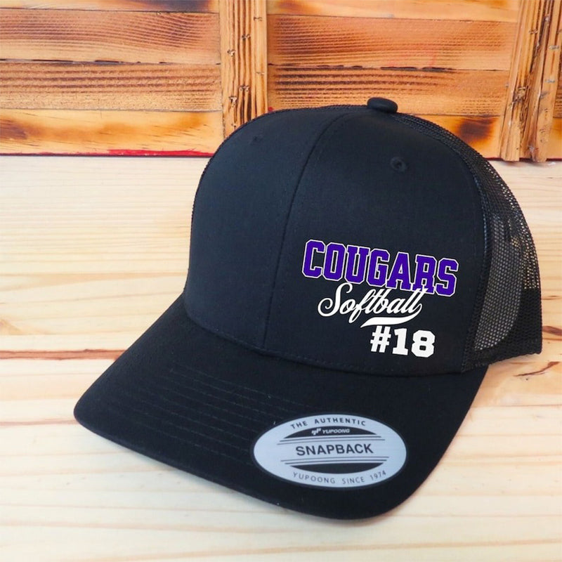 Custom Sport Hat,Football Softball Baseball Sport Hat, School Spirit