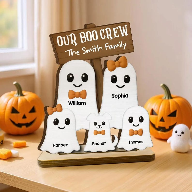 Personalized Halloween Family Sign