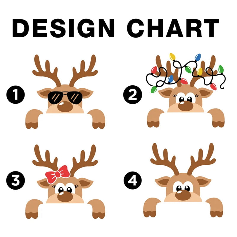 Reindeer Family Christmas Shirt,Personalized Christmas Family Shirt